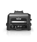 Ninja OG850EU Woodfire Pro XL, černý, elektrický gril a udírna, technologie Woodfire, teplotní sonda, 4v1 Airfryer