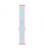 RhinoTech sportovní řemínek pro Apple Watch 42 / 44mm Růžovo-zelená