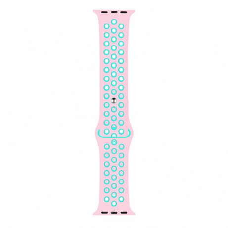 RhinoTech sportovní řemínek pro Apple Watch 42 / 44mm Růžovo-zelená