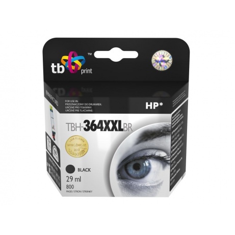 Ink. kazeta TB kompat. s HP CB321EE, XXL, TBH-364XXLBR, Black