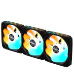 GIGABYTE ventilátor EZ CHAIN RVS FAN 3-PACK, 3x120mm, černá