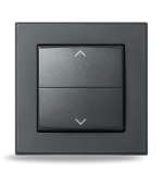Homematic IP  Kryt kolébkového vypínače - se symboly, antracit - HmIP-BRA-A