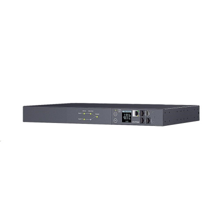 BAZAR - CyberPower Rack ATS Switched PDU, 1U, 16A, (8)C13, (2)C19, IEC C20 (2) - předváděcí