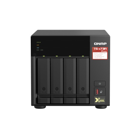 QNAP TS-473A-8G (Ryzen 2,2GHz / 8GB RAM / 4x SATA / 2x M.2 NVMe slot / 2x 2,5GbE / 2x PCIe / 4x USB)