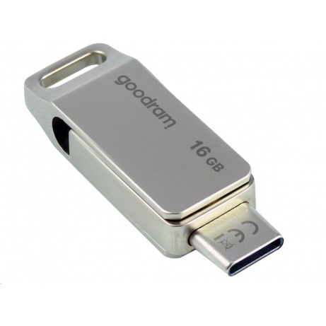 GOODRAM Flash Disk 16GB ODA3, USB 3.2, stříbrná