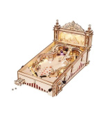 RoboTime 3D Dřevěné puzzle Hrací automat - Pinball Machine