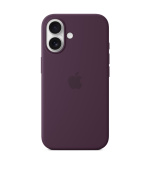 APPLE iPhone 16 Silicone Case with MagSafe - Plum