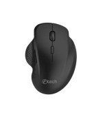 C-TECH Myš WLM-14BK Dual mode, bezdrátová, BT5.0 + 2,4GHz, 1600DPI, 6 tlačítek, USB nano receiver, černá