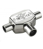 PremiumCord TV antenní slučovač-rozbočovač IEC 75 Ohm 1xF-2xM
