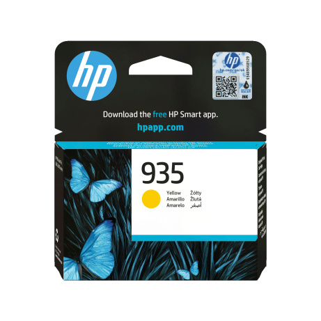 HP 935 Yellow Ink Cartridge, C2P22AE (400 pages)
