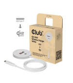 Club3D Bezdrátová nabíječka, 1x Qi2 25W, MagSafe, Qi certifikováno, bílá