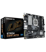 GIGABYTE MB Sc LGA1700 B760M D3HP WIFI6, Intel B760, 4xDDR5, 1xDP, 1xHDMI, 1xVGA, mATX