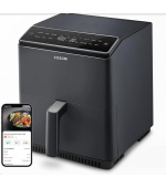 BAZAR - Cosori Dual Blaze 6.4L SMART horkovzdušná  fritéza + 5x špíz a gril. rošt, black - Poškozený obal (Komplet)