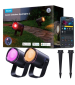 BAZAR - Govee RGBWW Smart zahradní reflektory 750lm 2ks Matter - Poškozený obal (Komplet)