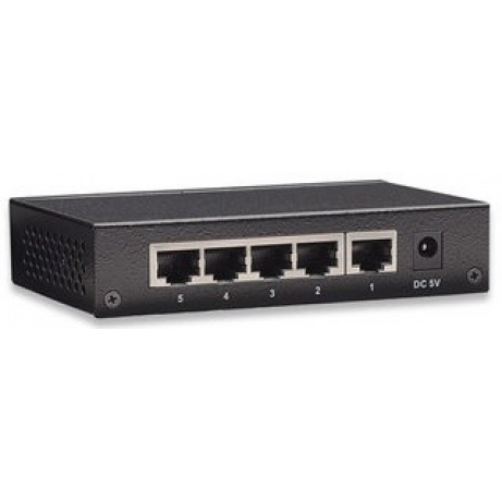 Intellinet 5-Port Gigabit Ethernet Switch, kovový