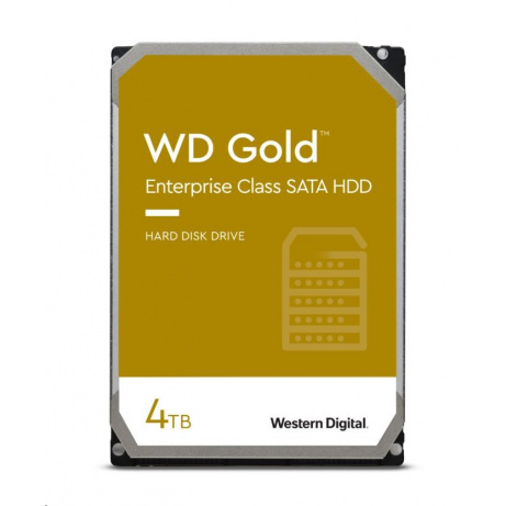 WD GOLD WD4003FRYZ 4TB SATA/ 6Gb/s 256MB cache 7200 ot., CMR, Enterprise