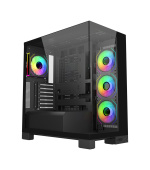 FSP M540-BA/Midi Tower/Transpar./Černá