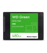BAZAR VADNE - WD GREEN SSD 3D NAND WDS480G3G0A 480GB SATA/600, (R:500, W:400MB/s), 2.5"