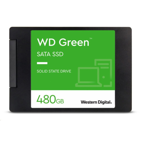 BAZAR VADNE - WD GREEN SSD 3D NAND WDS480G3G0A 480GB SATA/600, (R:500, W:400MB/s), 2.5"