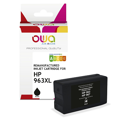 OWA ARMOR ink kompatibilní s HP 3JA30AE, (963XL), černá/black
