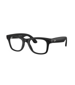 Gen 2 RAY-BAN | META WAYFARER Bridge & nosepads High Bridge Fit Frame Matte Black Lenses Clear