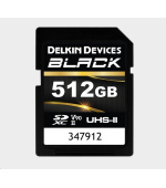 Delkin SDXC BLACK Rugged UHS-II R300/W250 (V90) 512GB (new)