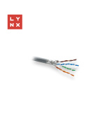 LYNX FTP kabel, Cat6, PVC (Eca), celoměděný, vnitřní, šedý, box 305m