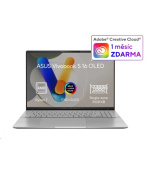 ASUS NTB Vivobook S16 OLED (M5606KA-OLED094X), AI 7 350, 16" 3K, 24GB, 1TB SSD, AMD Radeon, W11 Pro, Cool Silver