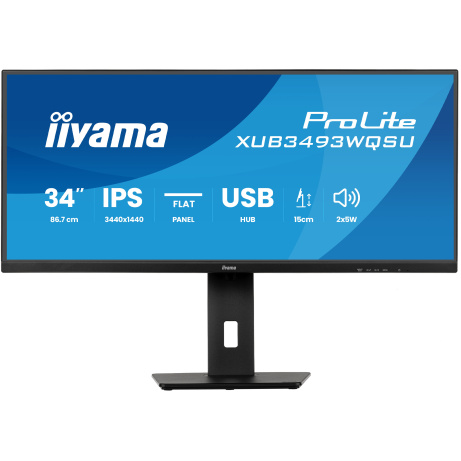 iiyama ProLite/XUB3493WQSU-B6/34"/IPS/wQHD/120Hz/1ms/Černá/3R