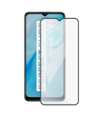 Screenshield VIVO Y21 (full COVER black) Tempered Glass Protection