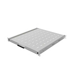LANBERG POSUVNÁ POLICE PRO 19" RACKOVÉ SKŘÍNĚ 500MM ŠEDÁ (1U/445X500MM, NOSNOST DO 35KG, 4PO