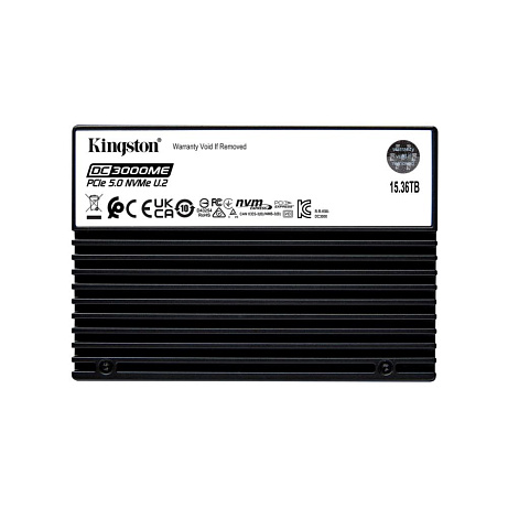 Kingston 30,72TB SSD Data Centre DC3000ME (Mixed Use) Enterprise U.2 PCIe 5.0 NVMe Enterprise SSD