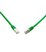 Solarix 10G patch kabel CAT6A SFTP LSOH 2m zelený non-snag-proof C6A-315GR-2MB