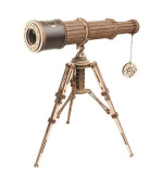 RoboTime 3D dřevěné mechanické puzzle Pirátský dalekohled