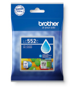 Brother LC-552C - inkoust azurový