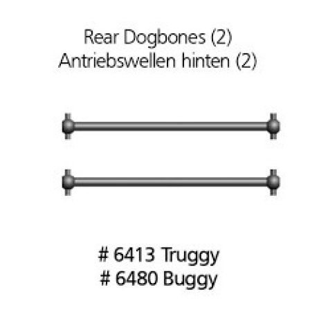 DF models Zadní hnací hřídele pro Buggy