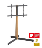 Vogel's TV 40-77'', natáčení ±45°, VESA 600x400 mm, výška středu VESA 780-980 mm, 50 kg, dub + černá ocel