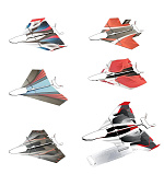 PowerUp Sada šablon a stojánku pro Airframe 2.0/4.0