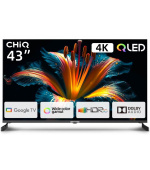 CHiQ U43QM8E TV 43", QLED, Google TV, Frameless, Dolby Audio, dbx-tv, nový design podstavce vzorek DEMO