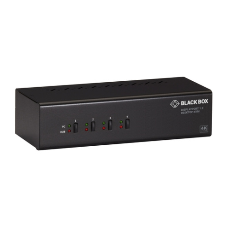 BlackBox KVM switch 1x4, dualhead