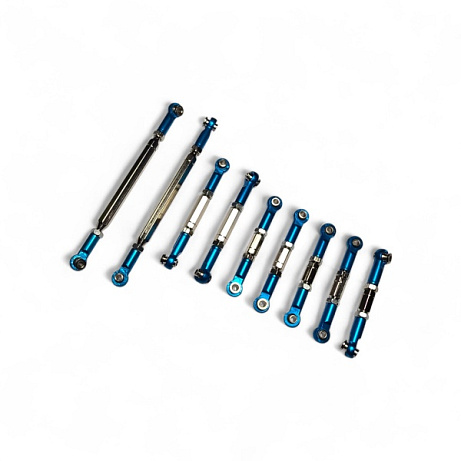 Stavitelné tyče řízení pro model Across 3- modré  9ks