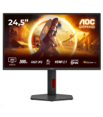 AOC MT 24,5" Q25G4SR - 2560x1440,IPS,300Hz,2xHDMI,1xDP,Repro,Pivot