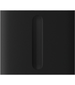 Ajax CenterButton (Dimmer) vertical - Středový kryt stmívatelného tlačítka, vertikální instalace, černá