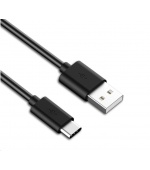 PremiumCord Kabel USB 3.1 C/M - USB 2.0 A/M, rychlé nabíjení proudem 3A, 1m, černá