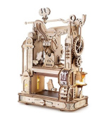RoboTime 3D dřevěné mechanické puzzle Tiskařský lis