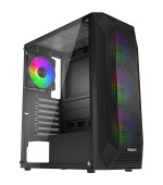 EVOLVEO Xenon, Midi Tower/4x ARGB/mesh+sklo