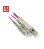 LYNX duplexní patch kabel MM, OM4, LC/SC, 50/125µm, 10m