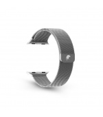 RhinoTech ocelový řemínek milánský tah pro Apple Watch 42 / 44 / 45mm stříbrný