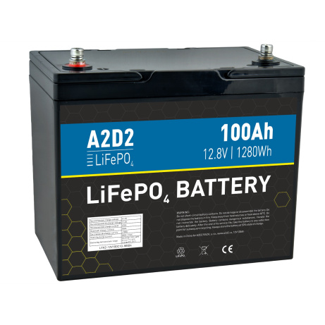 A2D2 baterie LiFePO4 12,8V 100Ah M8 (NewCell cells)