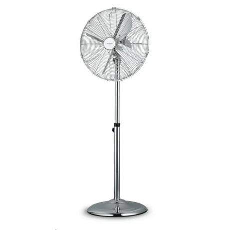 BAZAR - Orava SF-200 X stojanový kovový ventilátor, 3 stupně rychlosti, automatické otáčení, stříbrná - Poškozený obal (